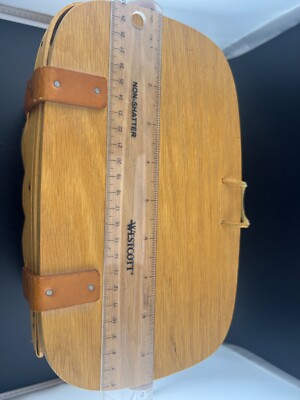 Longaberger Basket with Attached Lid | eBay