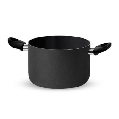 ITALPENT HOHER TOPF ANTIHAFTBESCHICHTET BLACK LINE CM 16 18 20 22