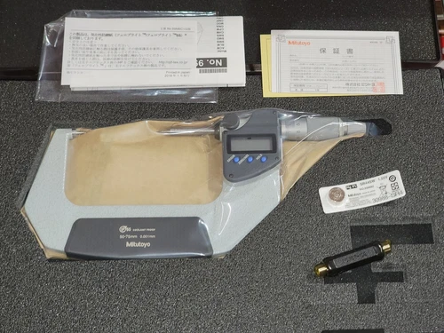 Mitutoyo Digital Outside 15 Degree Point Micrometer 50-75mm 0.001mm METRIC ONLY
