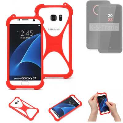 Bumper für Volla Phone X23 Silikon Hülle Softcase Schutz Hülle Schutzring rot