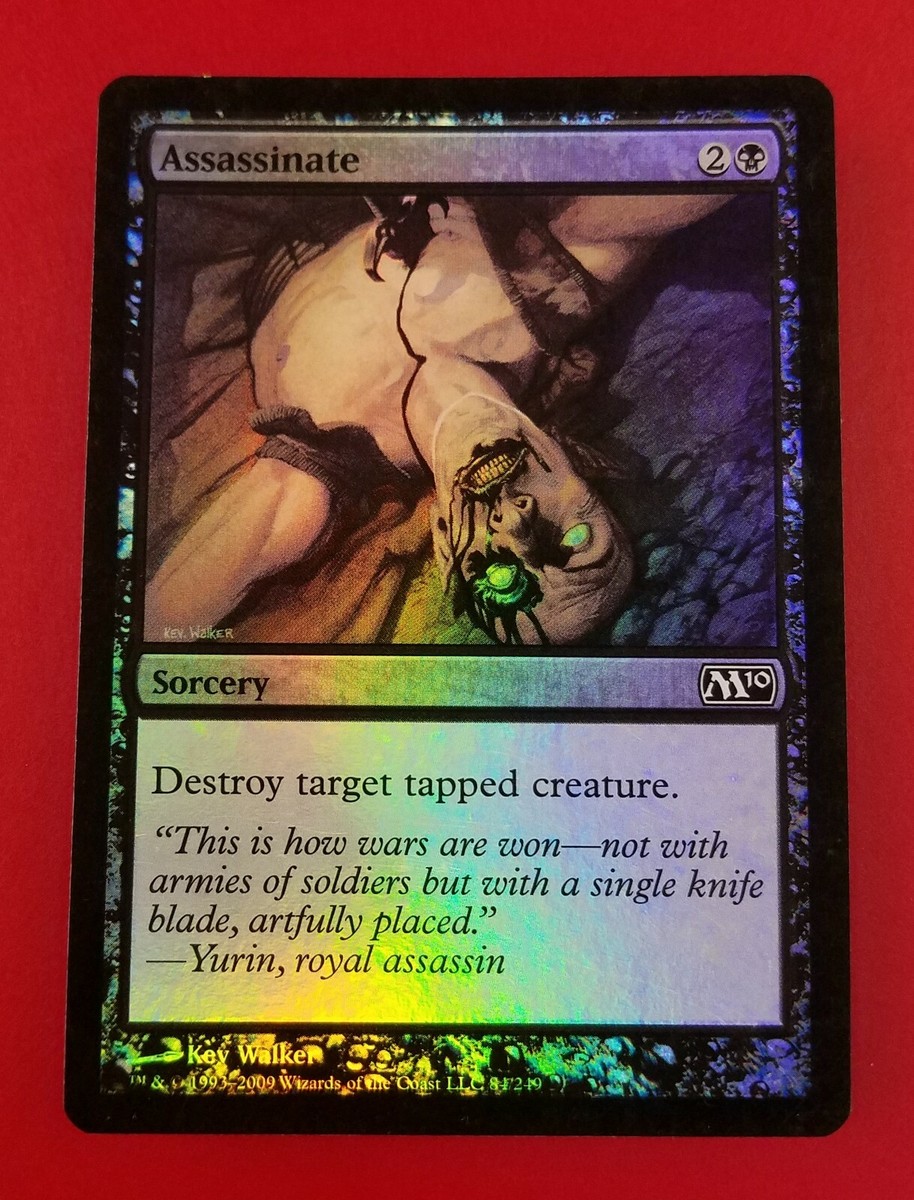 1x Assassinate | FOIL | M10 Magic 2010 | MTG Magic Cards | eBay