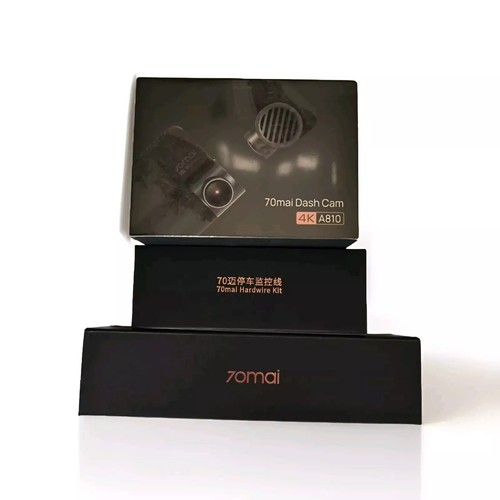 70 Nie Dash Cam Set A810 4K DVR Versiegelt GPS + RC12 Kamera + Kabel Kit UP03 - Bild 2 von 5
