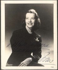 Real Photo Lily Pons French Opera Soprano Dedication & Original Signed 10