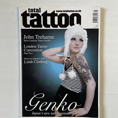 Total Tattoo Magazine January 2009 #51 Genko Japanese Sensation Limb Clothing UK - image 1 of 4