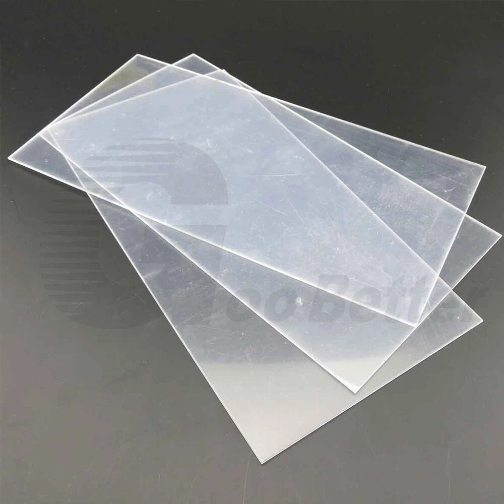 Clear Polymethyl Methacrylate Plastic Sheet with Film 80x80 100x200 200x300  mm