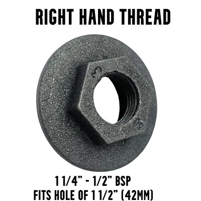 RADIATOR PARTS RECHTSGEWINDE Gusseisen Heizkörper - Reduzierbuchse 1 1/4" - 1/2" BSP