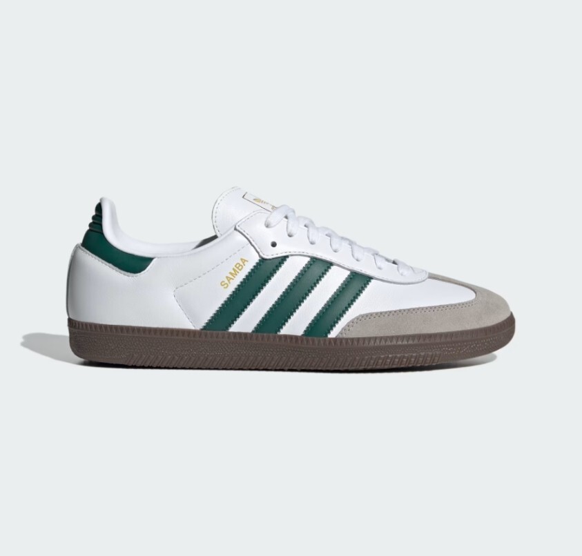 New Adidas Samba OG Shoes - White / Collegiate Green (JH8797) | eBay