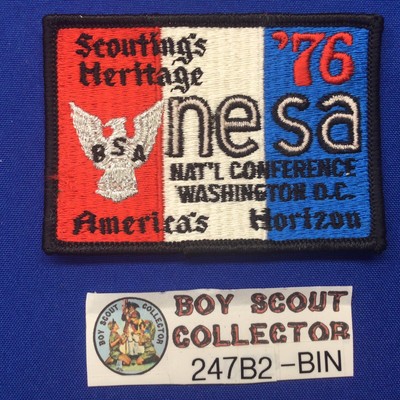 Boy Scout 1976 (2nd) NESA National Eagle Scout Assoc. Conference Patch 247B2