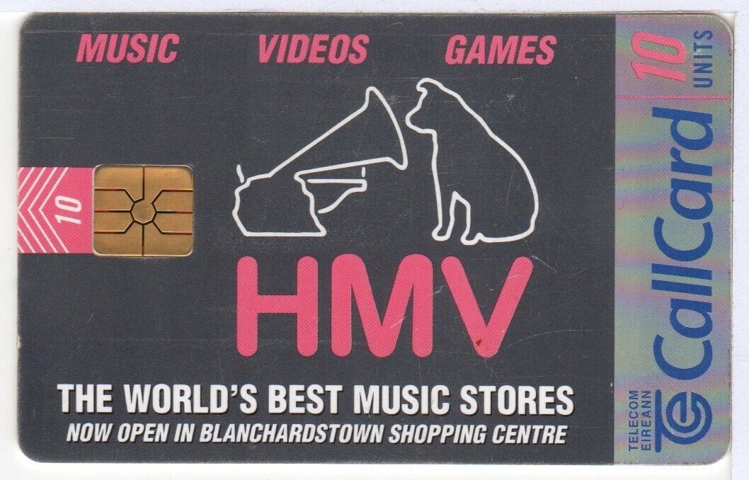 Ireland Phone Card - HMV Music Stores
