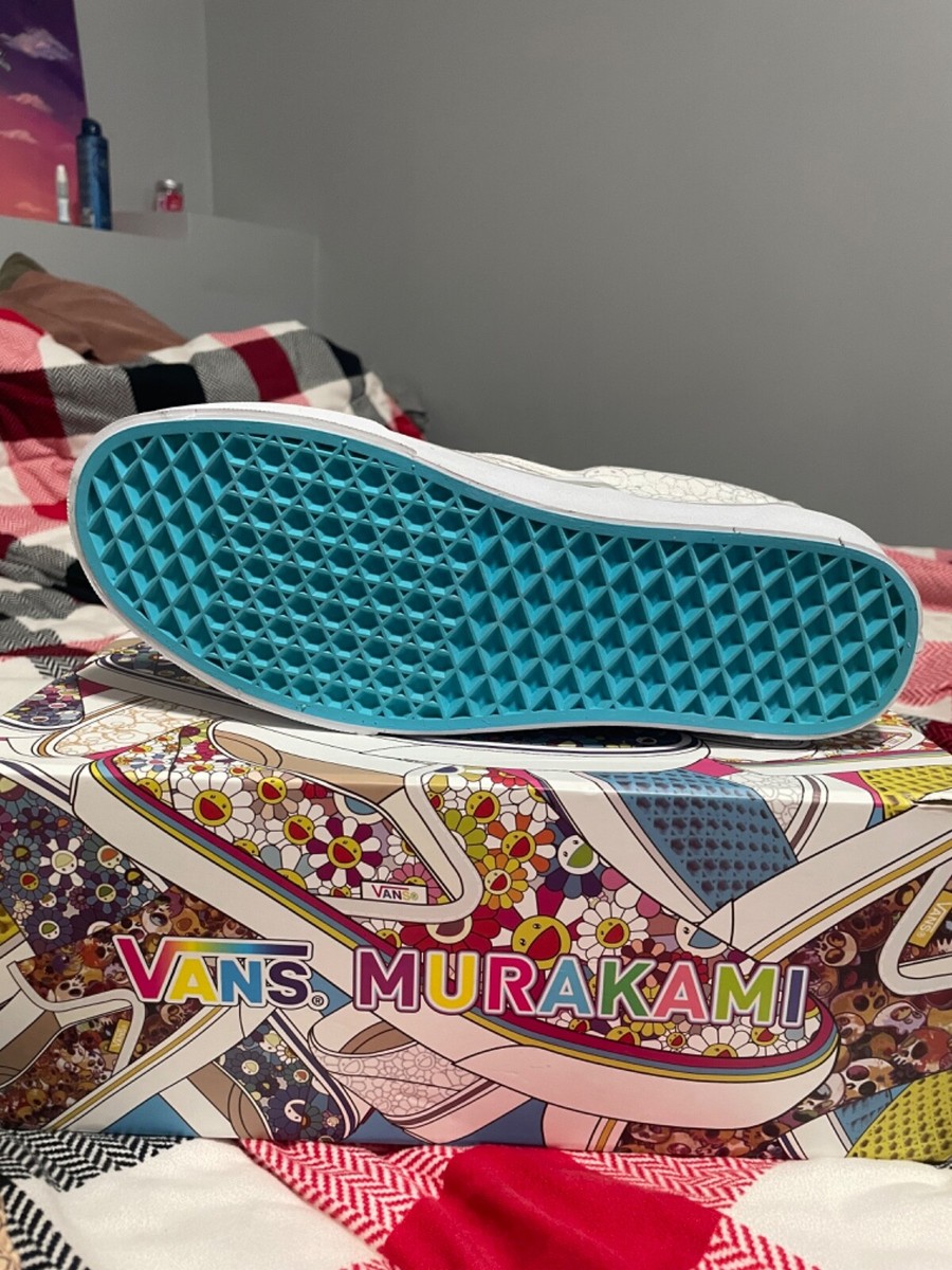 Size 9 - VANS X TAKASHI MURAKAMI CLASSIC SLIP-ON LX FLOWER