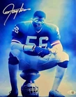 Lawrence Taylor Autographed New York Giants Art 11x14 METALLIC JSA COA