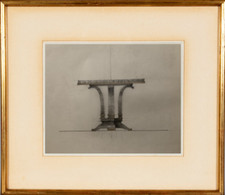 DESSIN DE MOBILIER DE DECORATEUR DES ANNEES 1930 DLG DE JULES LELEU (45)