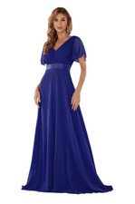 Ever Pretty Women's Short Sleeve V-Neck Long Evening Prom Dress 09890 US Size 6
