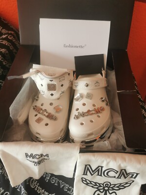 MCM x Crocs Mega Crush Clogs White 38,5 