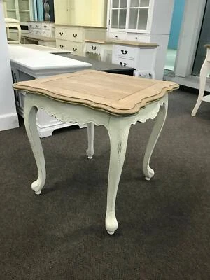Display Item French Provincial Bed End Side Lamp Table Bedside