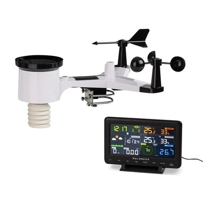 Profi Funk Wetterstation Thermometer Barometer Farbdisplay Internet WiFi App