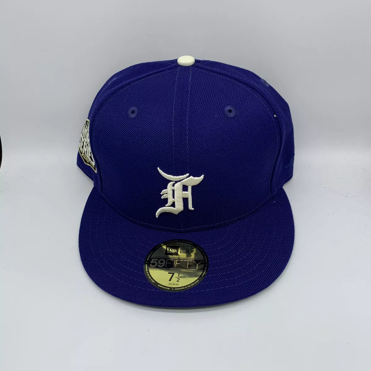 Fear of God 7 1/2 59Fifty New Era Hat Fitted Cap LA Dodgers FOG