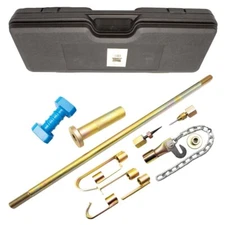 LAUCO Heavy Duty Slide Hammer Dent Puller Set, 14pc Car Dent Remover Tools-57018