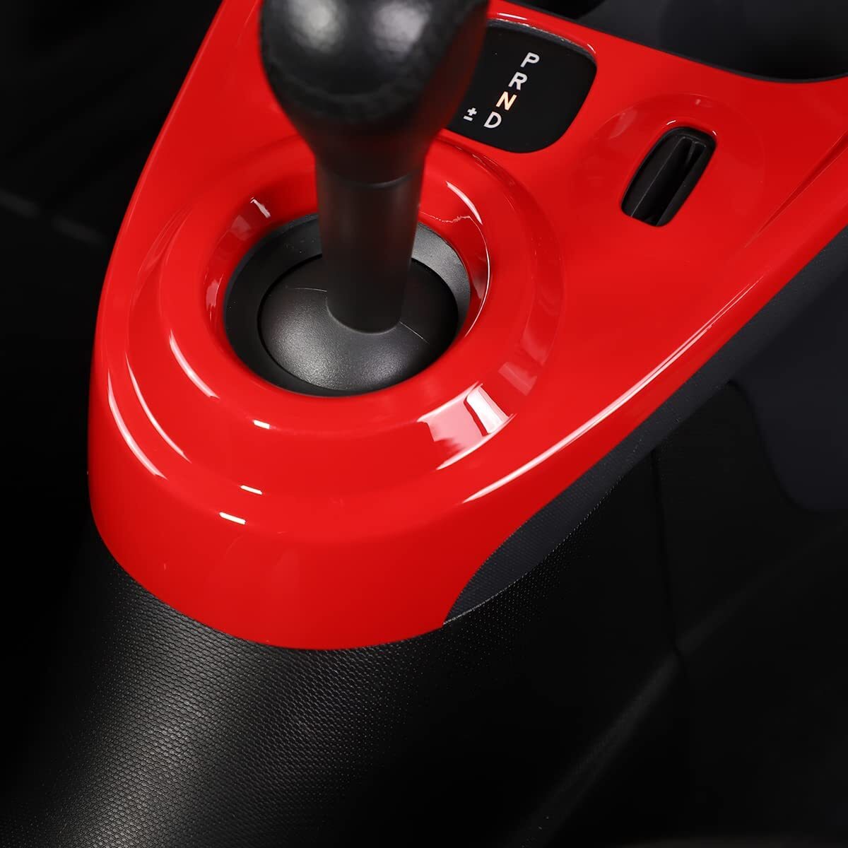Red Console Gear Shift Box Frame Trim Cover For Benz Smart 453 Fortwo
