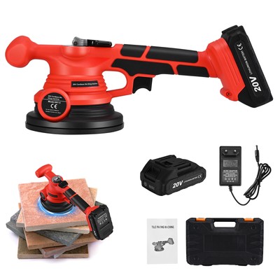 Hand-Held Automatic Tile Vibrator Suction Cup Floor Laying Machine Leveling Tool