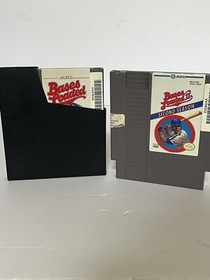 Nintendo NES Bases Loaded 1 And 2 (Second Season) 1988 2 Cartridge Lot Tested! 