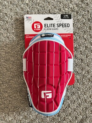 G-Form Gant de baseball pour jeunes Elite Speed - Coudière de baseball profil bas avec sangles ajustables - Bleu marine, taille O/S pour jeunes