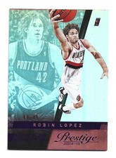 /49 Bonus Shots Purple Premium 2014-15 Panini Prestige #11 Robin Lopez Card