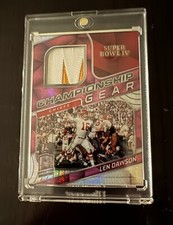 2020 LEN DAWSON Panini Spectra Championship Gear Materials 5/25 - Player Worn