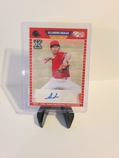 2021 Alejandro Hidalgo Leaf Pro Set Rookie Auto Red - Los Angeles Angels