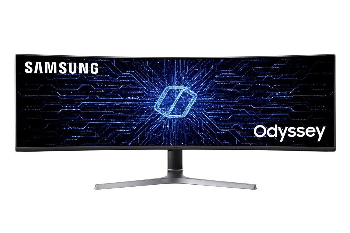 New Samsung 49 Class Odyssey CRG9 Series Dual QHD Curved QLED
