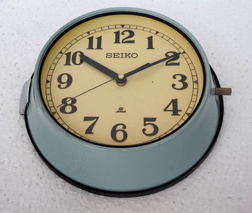 Vintage Seiko Slave Maritime Wall Clock Nautical Ship Navigation Quartz Japan - Picture 11 of 37
