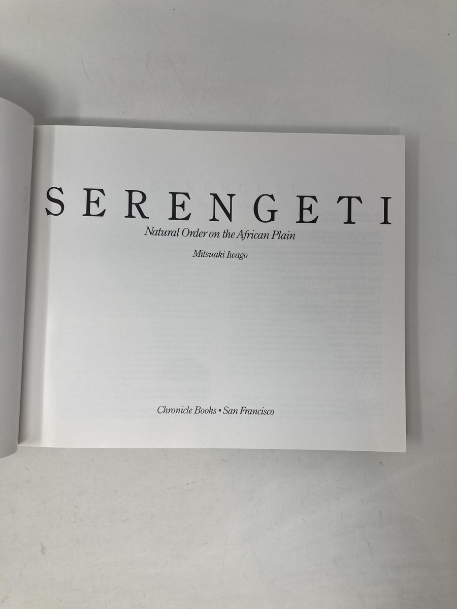 Serengeti Natural Order on the African Plain by Mitsuaki Iwago LN