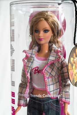 Barbie Puppe Fashion Fever 2005 H0644 #J6270 Tube Blazer Jeans NRFB OVP NEU
