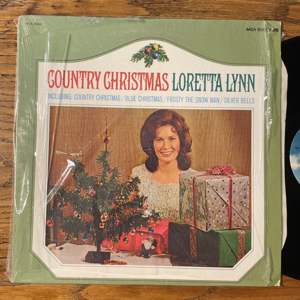 Loretta Lynn Country Christmas LP MCA Stereo Holiday + Shrink VG+!!!! Foto 2 de 4