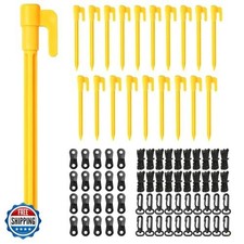 80Pcs Christmas Inflatables Stakes and Tethers, Replacement Lands