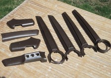 '82-83 Chrysler LeBaron Convertible Seat Trim Lot Front Molding Bezel BROWN OEM