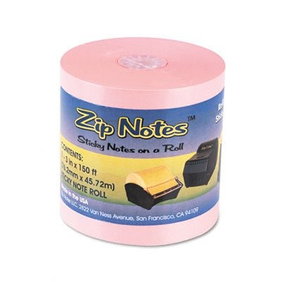 Pink 3x3 Inch Self Stick Notes Refill for Zip Notes Dispense