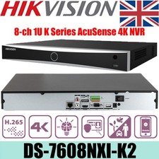 HIKVISION 12MP AI 8CH No POE NVR DS-7608NXI-K2 8-channel AcuSense 4K Recorder