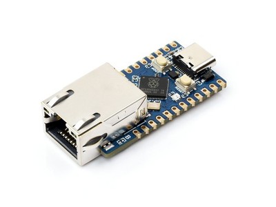 Waveshare RP2350-ETH Mini Board mit Dual-Core ARM&RISC-V,Ethernet,RP2350 Mikroco