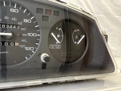 ✅ 92-95 Honda Civic EG Instrument Cluster Speedometer USDM Unit MANUAL 283k OEM - Picture 4 of 13