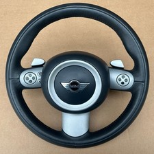 BMW MINI ONE COOPER S 3 SPOKE LEATHER STEERING WHEEL AUTO R50 R52 R53 2001-2006