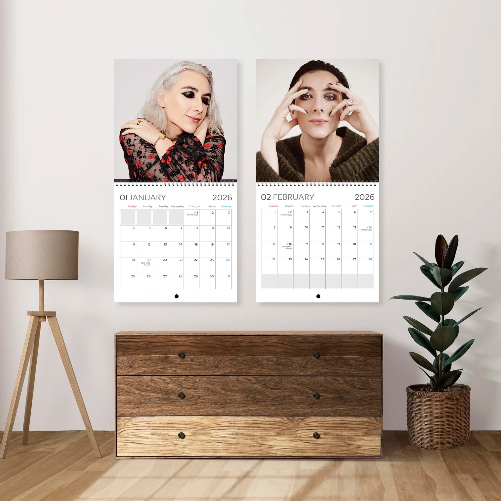 Mason Alexander Park 2026 Wall Calendar, 12-Month Calendar Fan Gift