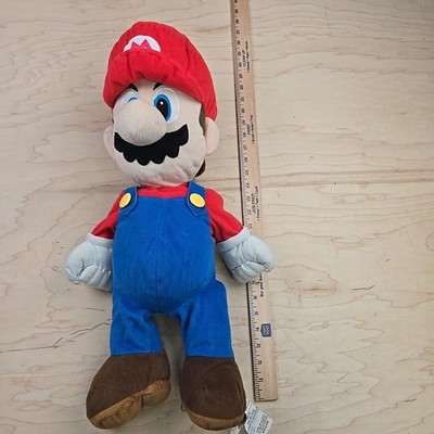 Super Mario Bros Mario  Plush Doll Stuffed Soft Toy 24'' Nintendo