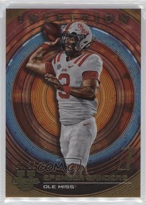 2022-23 Bowman Inception University Gold Foil V2 24/50 Spencer Sanders #26 10qe