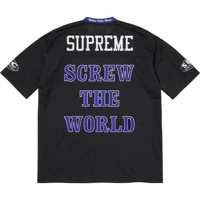 トップス Supreme DJ Screw Football Jersey Supreme DJ Screw Football Jersey Black Size Small Brand New In
