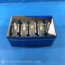 Leviton 1453-2A Box of 10 3-Way Grounding Toggle Switches FNOB