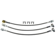Stainless Braided Brake Hose Kit For 2-4 Lifts 1977-81 Jeep Cj5 Cj7 Scrambler