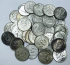 LOT OF 33 1964 SILVER KENNEDY HALF DOLLARS! $16.50 FACE VALUE! INSANE! NR #G3280