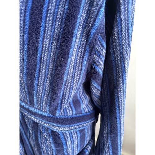 Vintage Stafford Plush Terry Cloth Robe Striped Loungewear One Size Fits Most - Bild 2 von 5