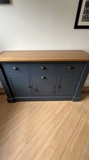 Richmond Large Sideboard in Ink Blue by Oakland furniture. 